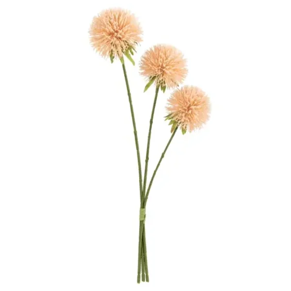 kunstbloem Allium perzik