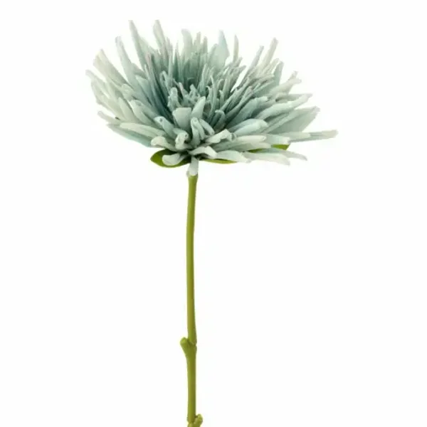 kunstbloem Chrysant lichtblauw