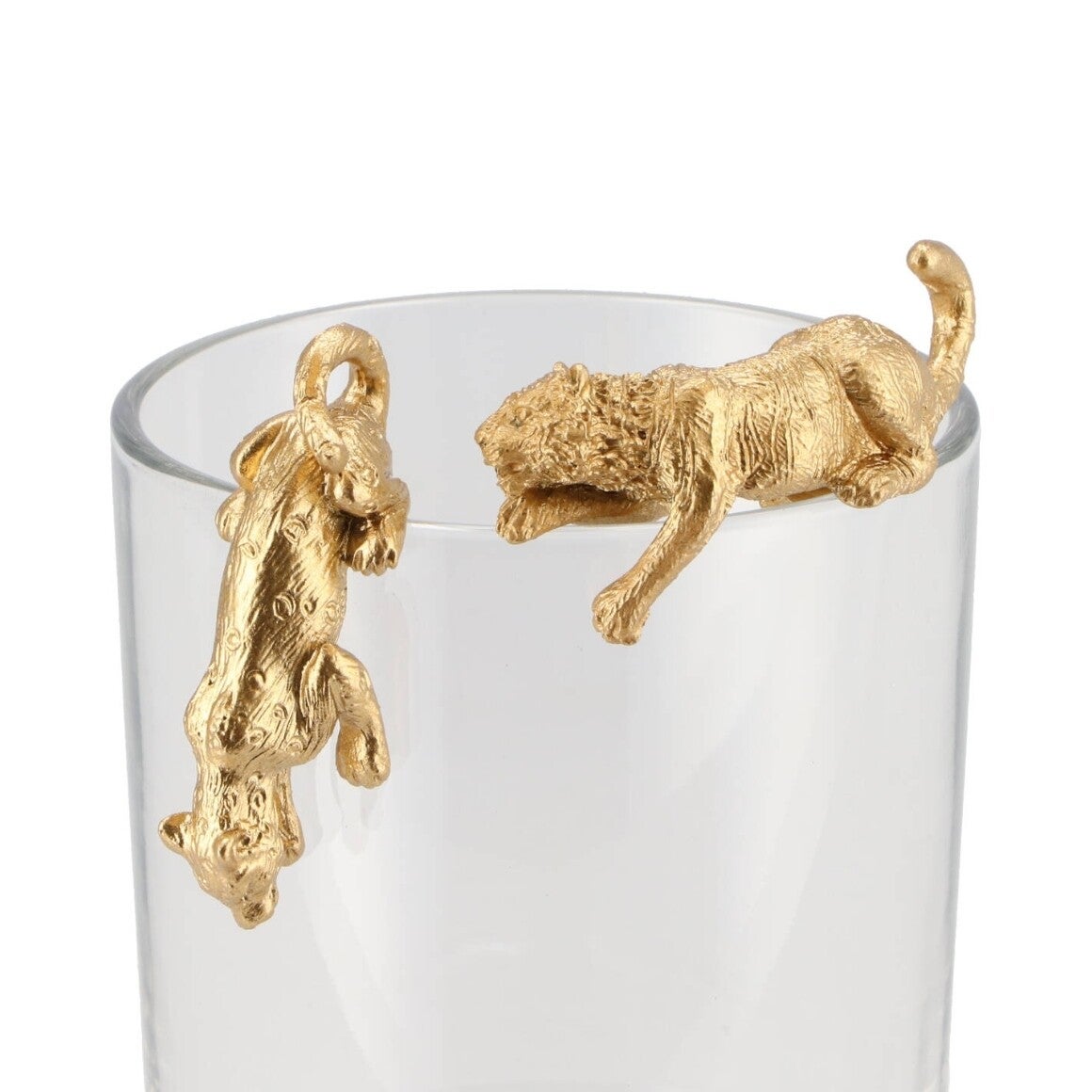 Bloempothanger Tiger goudkleurig