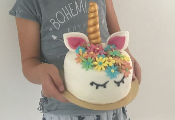 DIY pakket unicorn cake