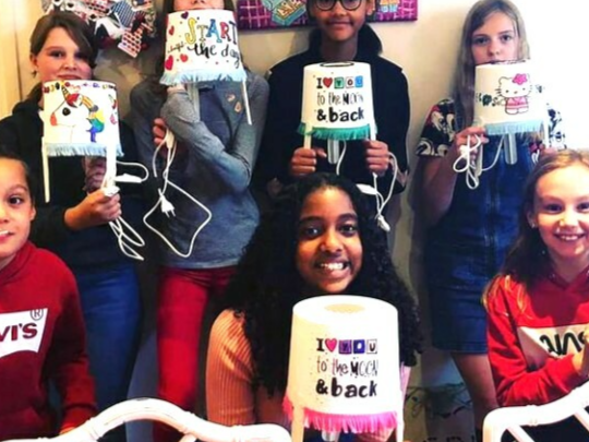 kinderfeest lampje pimpen