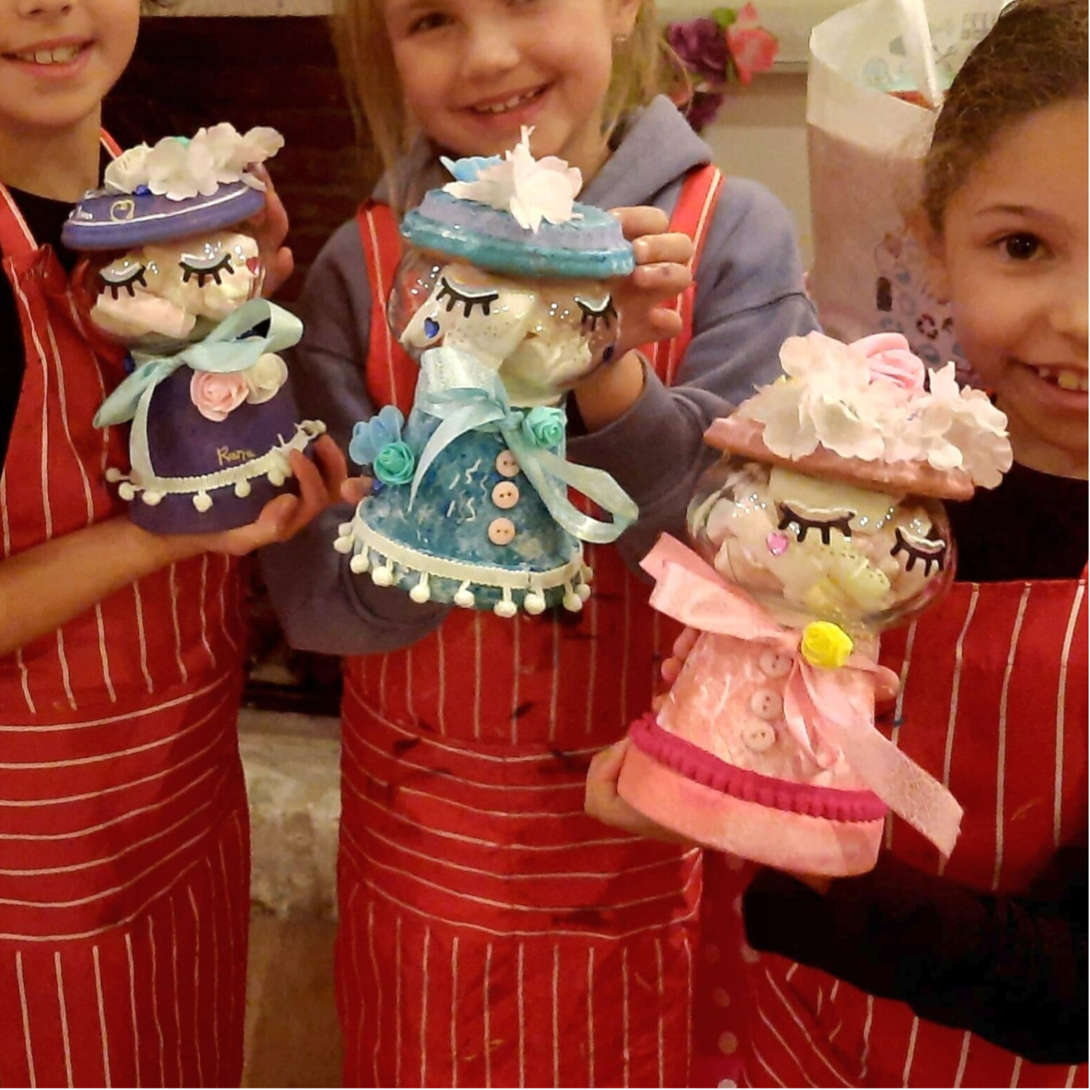 Kinderfeestje snoeppot  maken