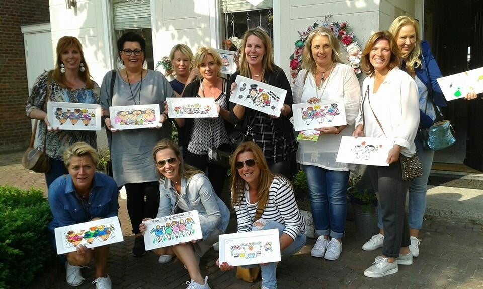 workshop etagères schilderen