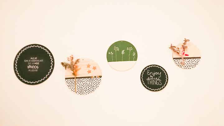 DIY pakket 3 wandcirkels maken