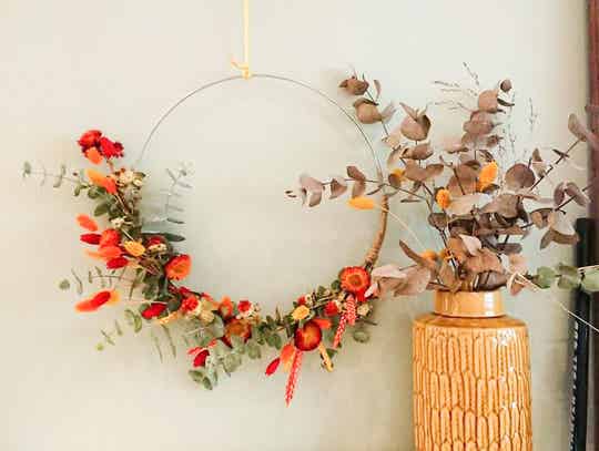 DIY pakket droogbloemen krans