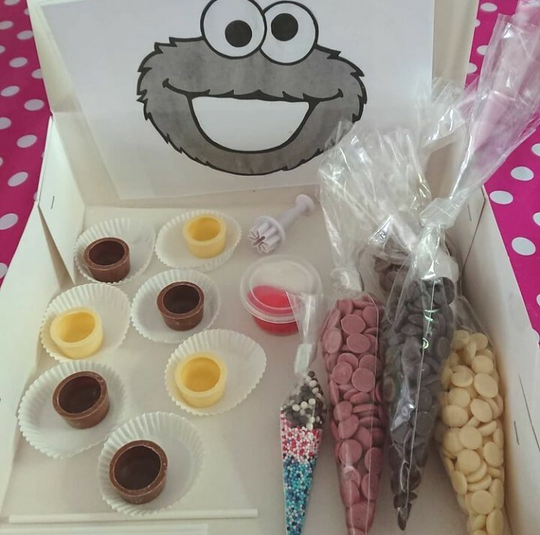 DIY pakket choco & bonbons