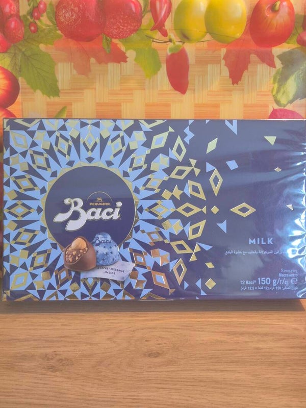 perugina baci latte giftbox 150g