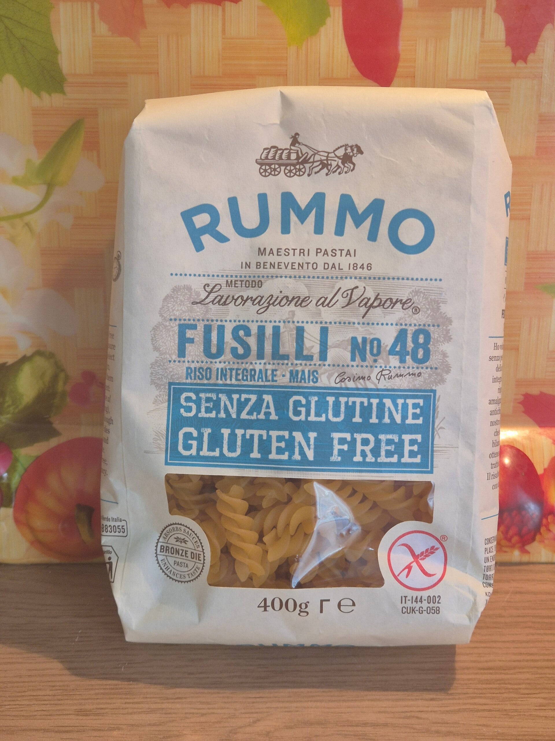 rummo fusilli senza glutine 400g
