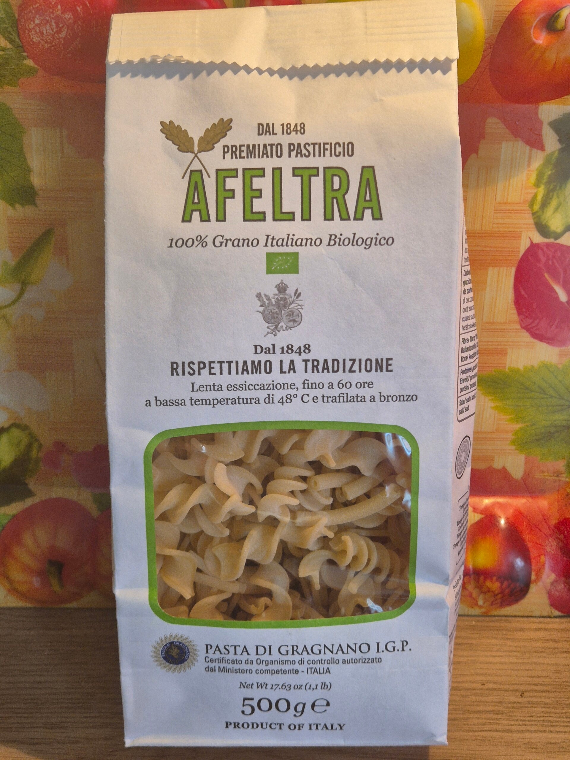 afeltra pasta mista bio 100% italia 500g