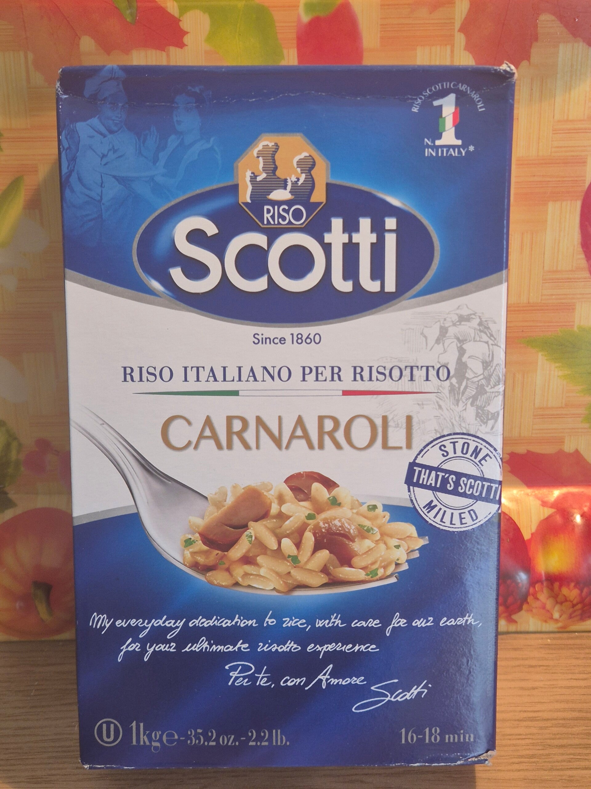 scotti riso carnaroli 1kg