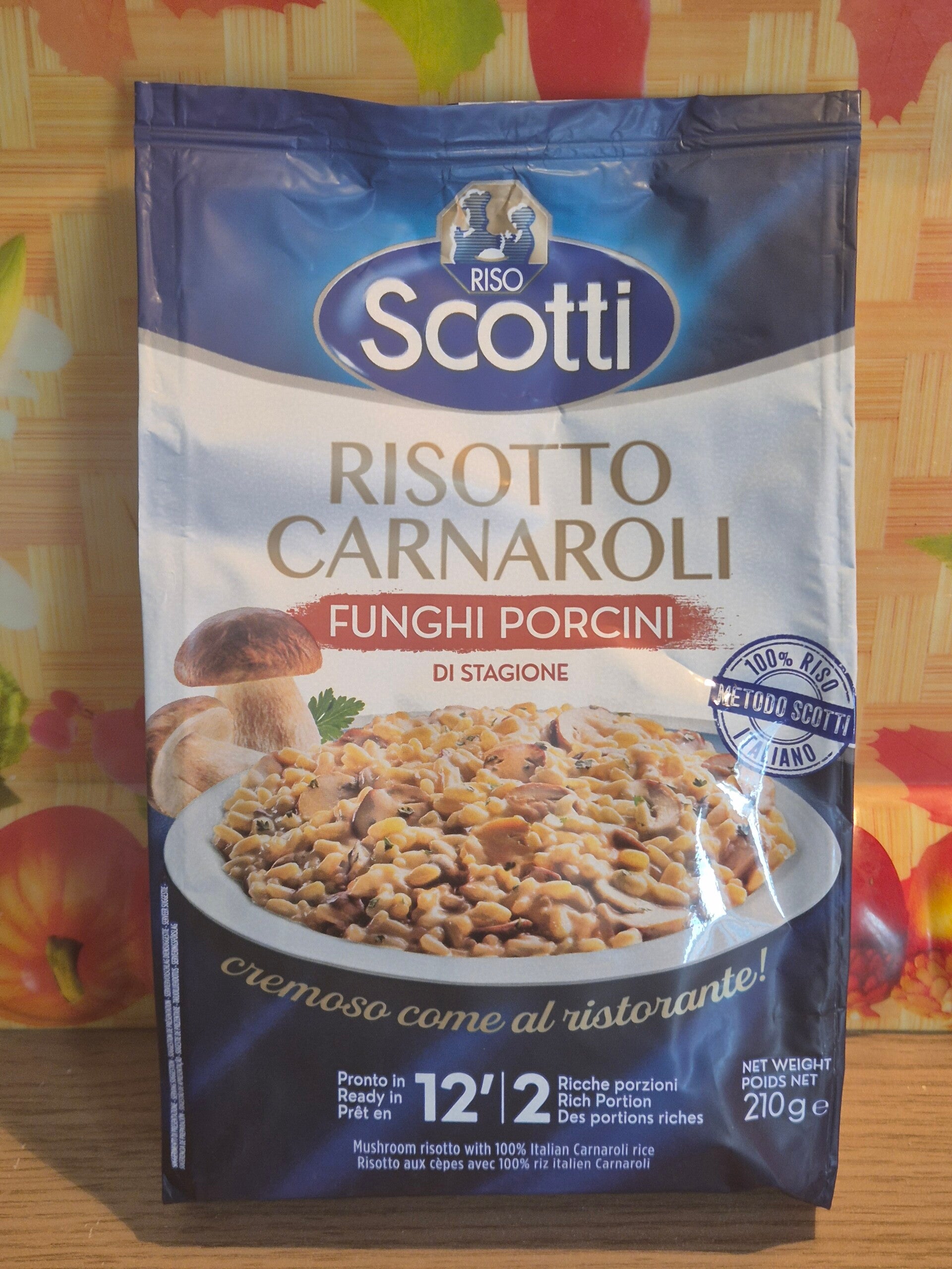 scotti risotto funghi porcini 210g
