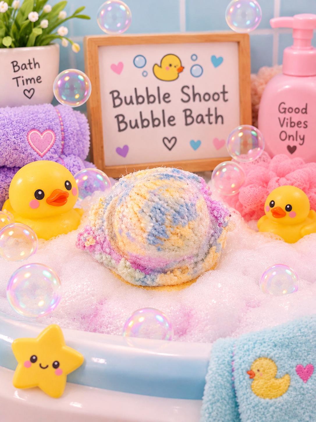 Bubble bath Scoop.