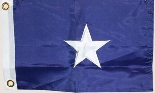 Bonnie Blue Nylon EMBROIDERED 3'X5' Flag ROUGH TEX