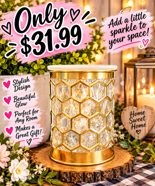 Honeycomb Capiz warmer