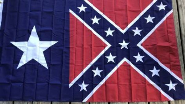 3'X5' REBE /TEXAS FLAG 100D ROUGH TEX ® 3x5 Feet