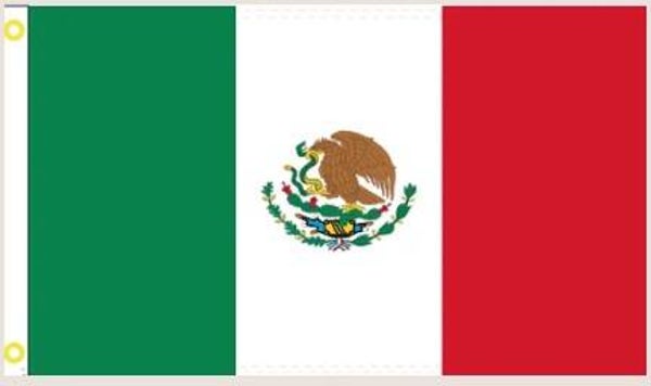Mexico 3'X5' Flag Rough Tex® 100D