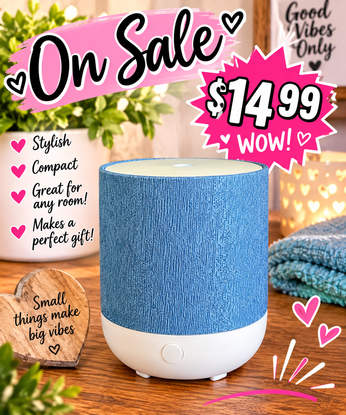 Audrianne 100mL Electric Ultrasonic Diffuser