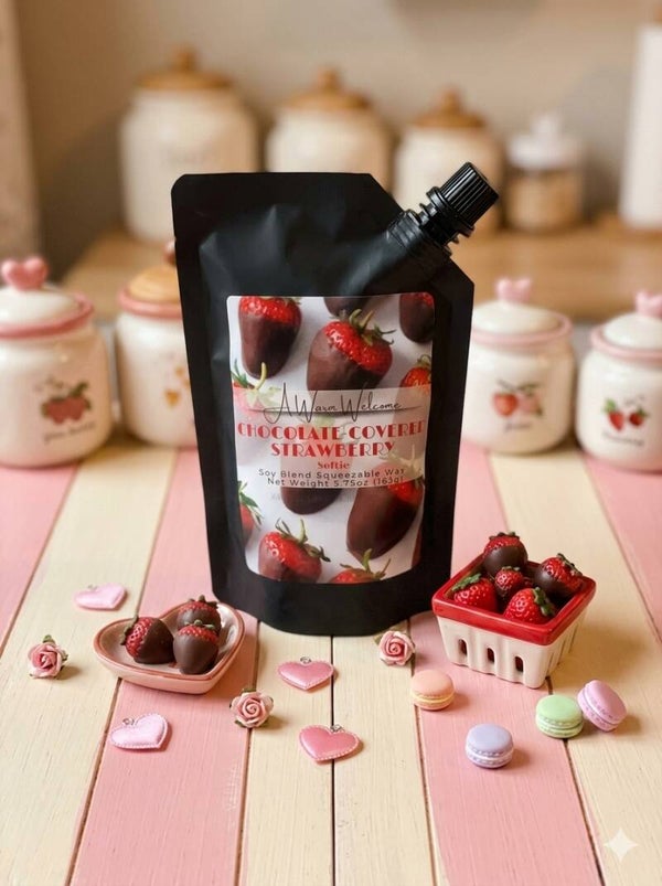 Chocolate Covered Strawberry Softie | Squeeze Wax Melt