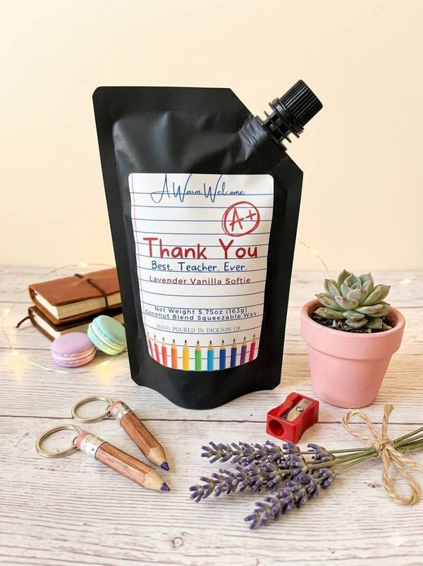 Teacher Lavender Vanilla Softie | Scented Squeeze Wax Melt