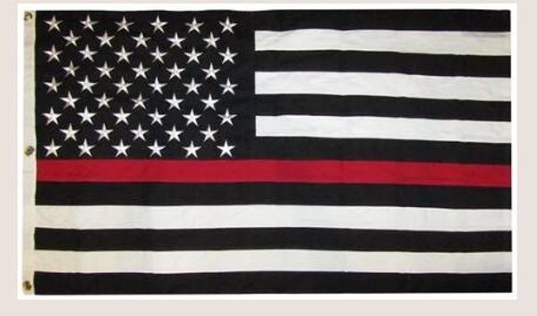 USA Red Line Fire Fighter 3'x5'