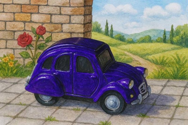 E015P voiture 2 CH violet