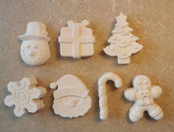 F014 lot de 7 motifs de Noël