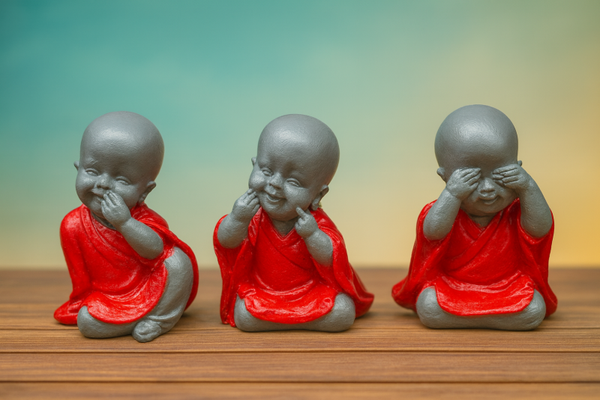 Z009P trois enfants moines