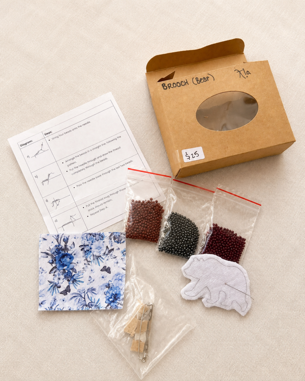 Bear Brooch Kit