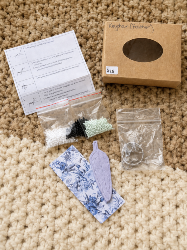 Feather Keychain Kit