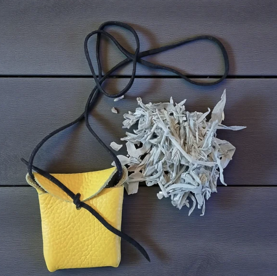 Long Yellow Medicine Pouch