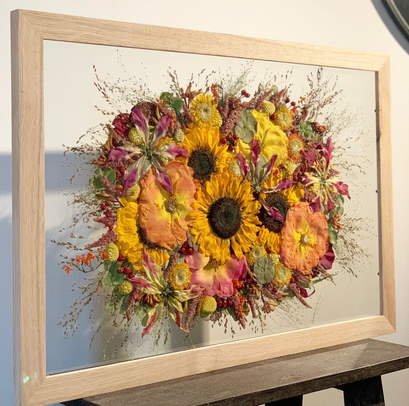 Bruidsboeket inlijsten