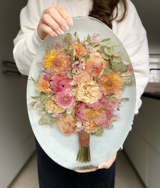 Ovaal XXL met boeket