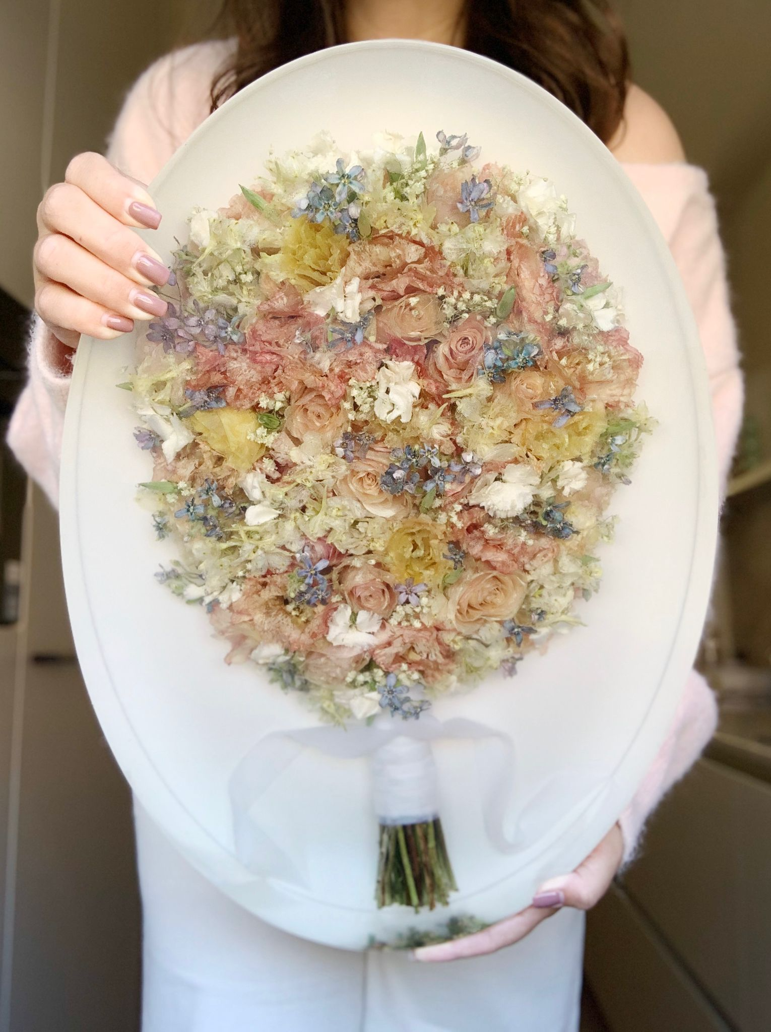 Ovaal XXL met boeket