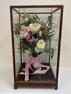 bruidsboeket bewaren in stolp