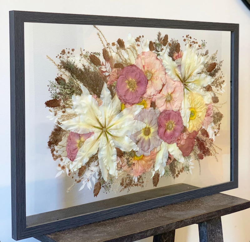 bruidsboeket bewaren inlijsten