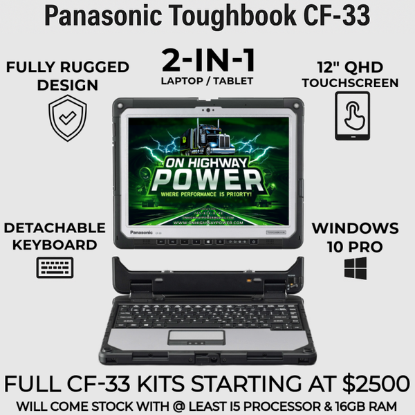 (FULL KIT) Toughbook CF-33 (Laptop / Tablet)