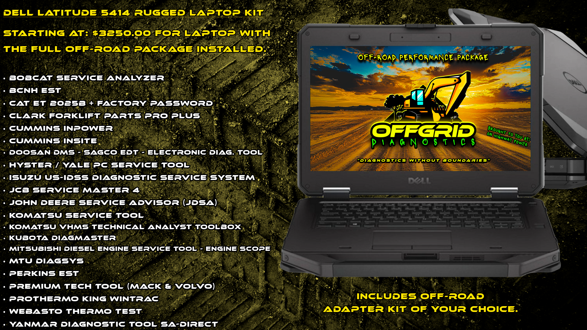(FULL KIT) Dell Latitude 5414 / Off-Road Edition