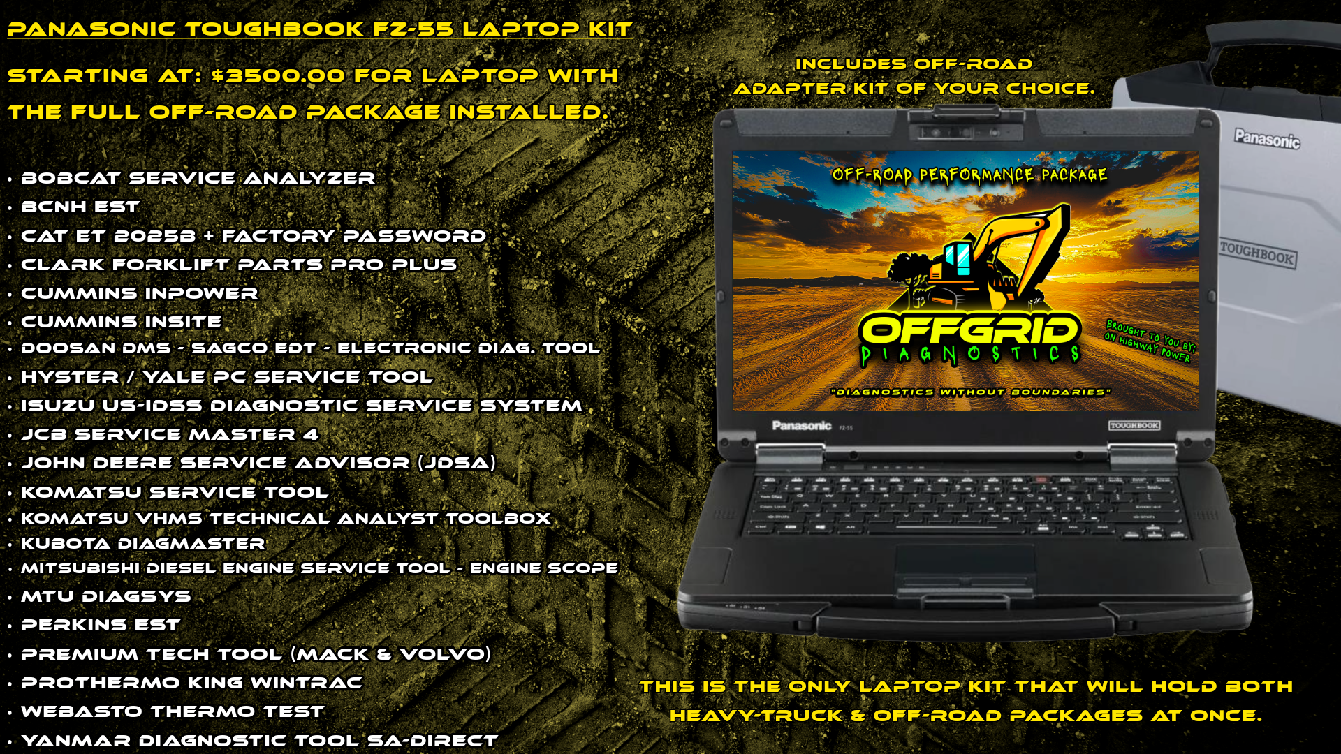 (FULL KIT) Toughbook 55 / Off-Road Edition