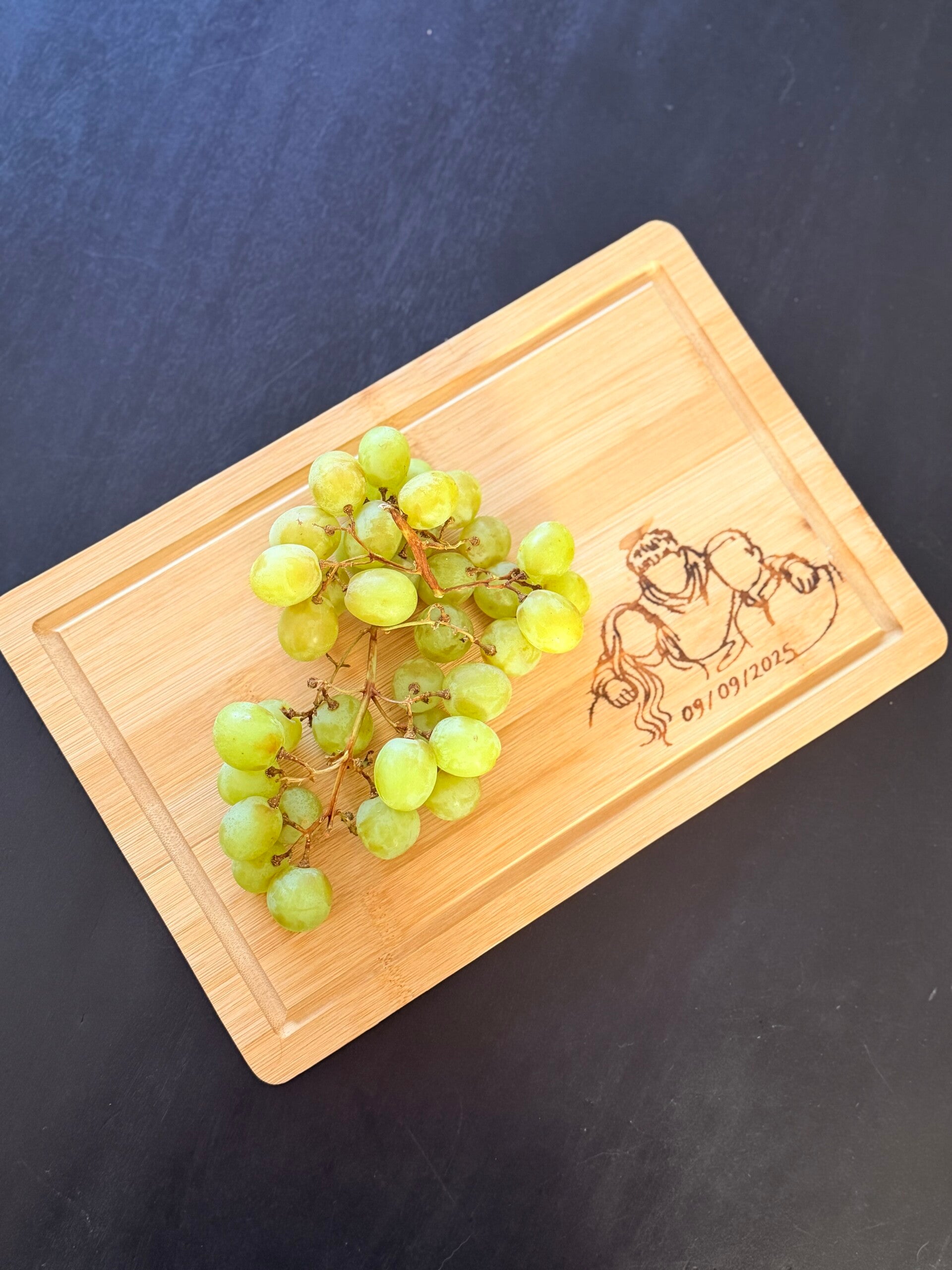 Borrel/snijplank 30x20cm