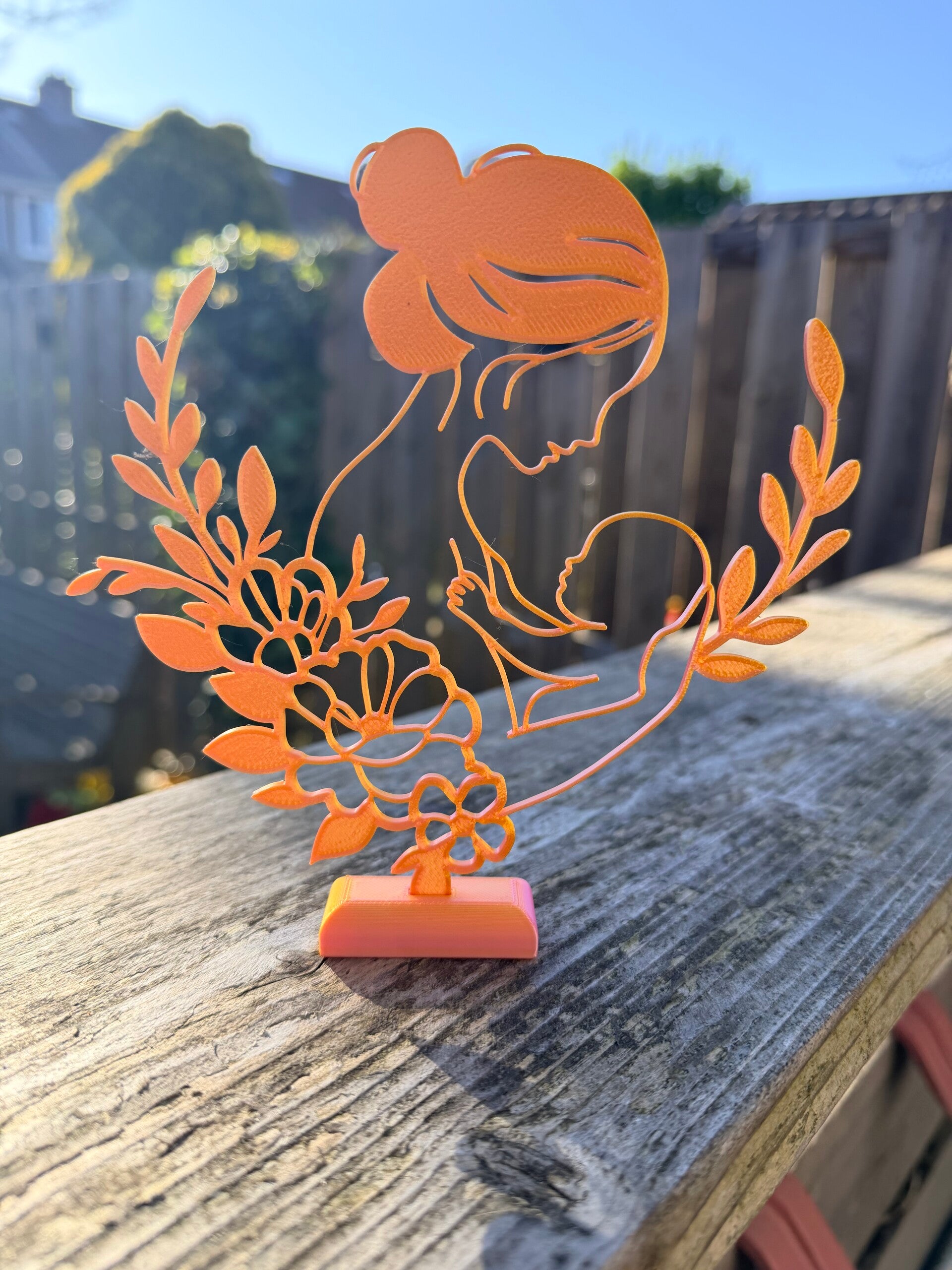 Standaard mama met kleintje