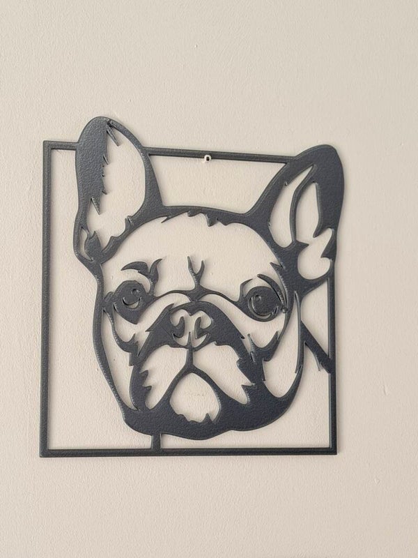 Wall art franse bulldog