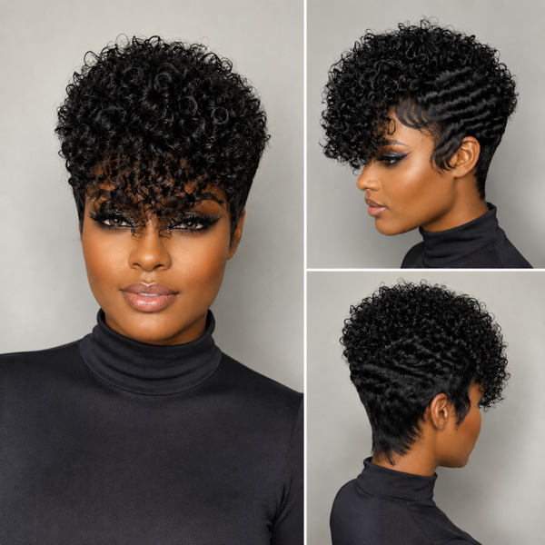 Short pixie wig