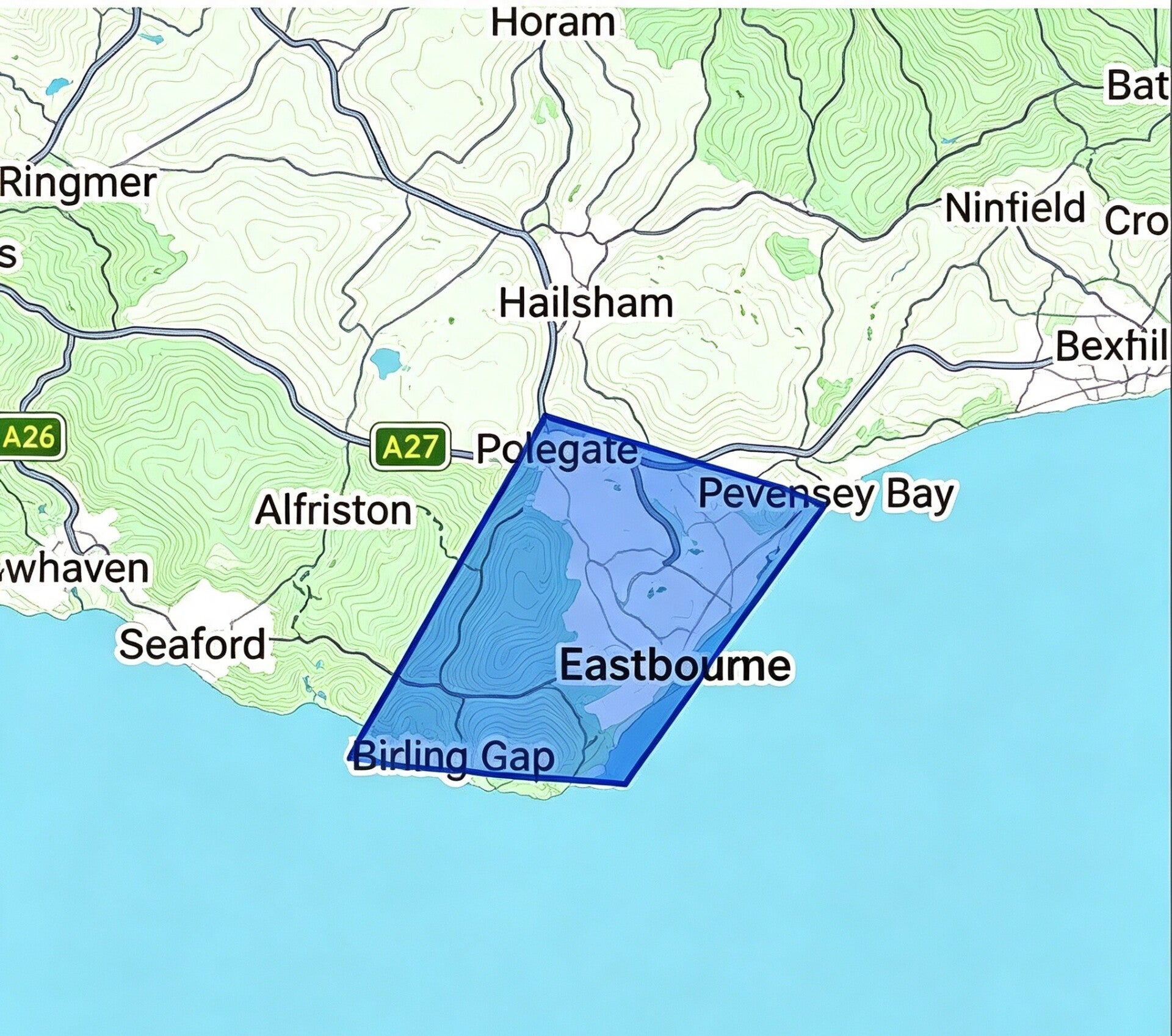 We cover Eastbourne and the surrounding areas.