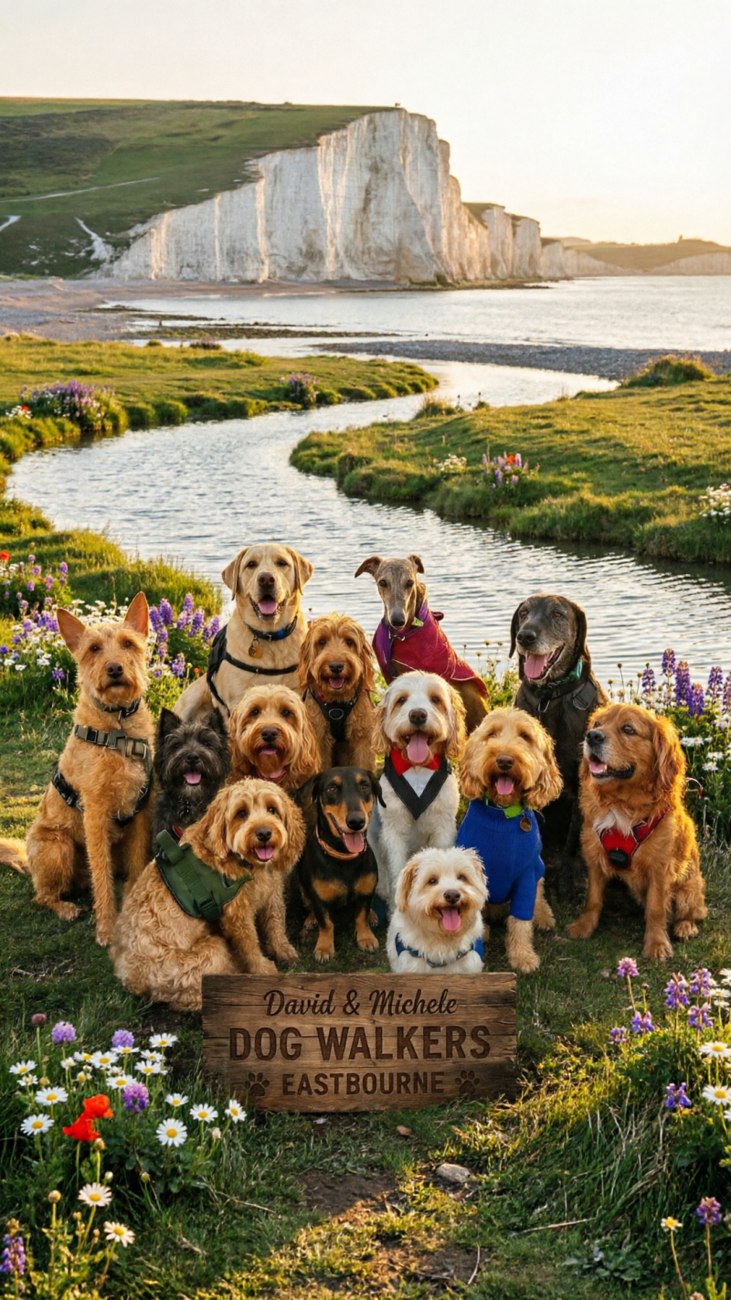 All the lovely dogs we have within David & Michele Dog Walkers.