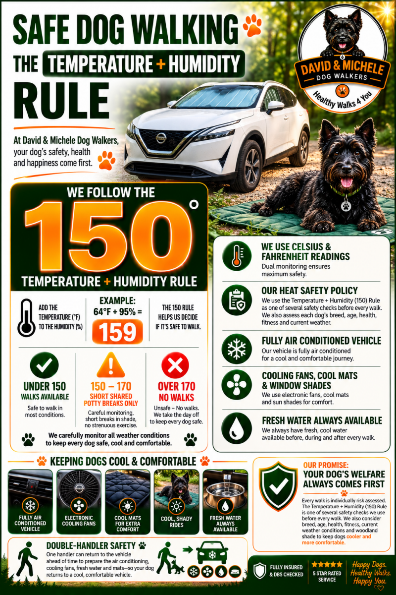 Heat Safety: Our 150 Temperature & Humidity Rule