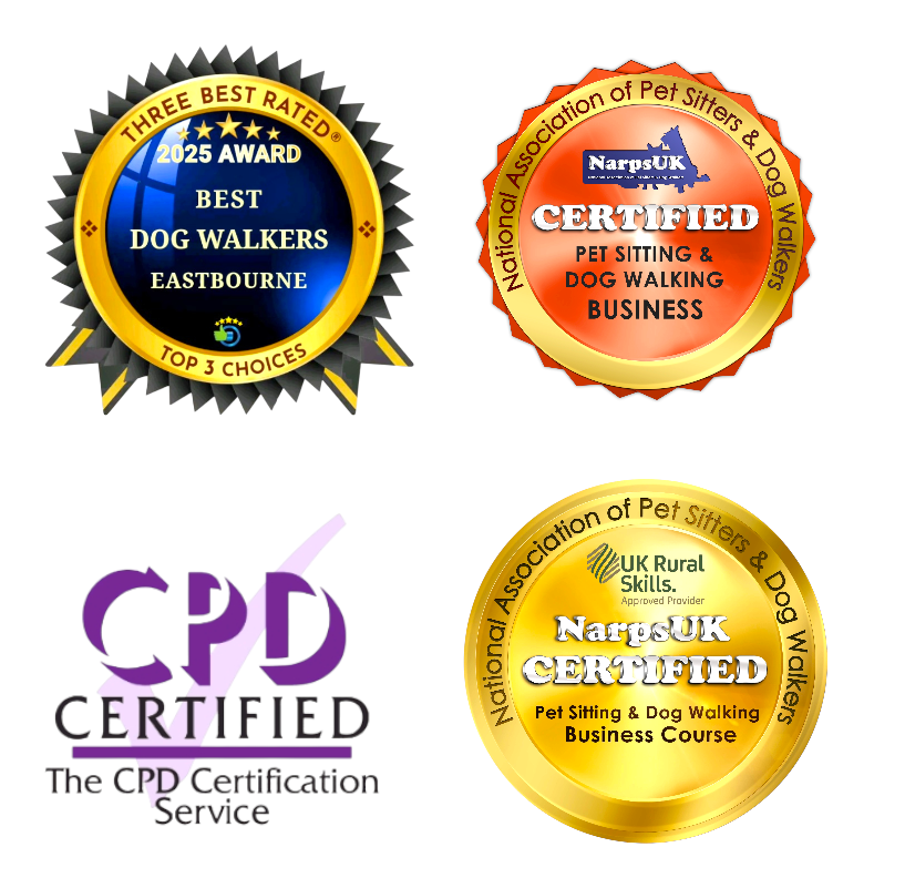 We provide a professional dog walking service. Three Best Rated® and NarpsUK certified. Higher distinction grade CPD certifications within the industry.
