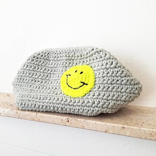 Clutch Smiley - mint