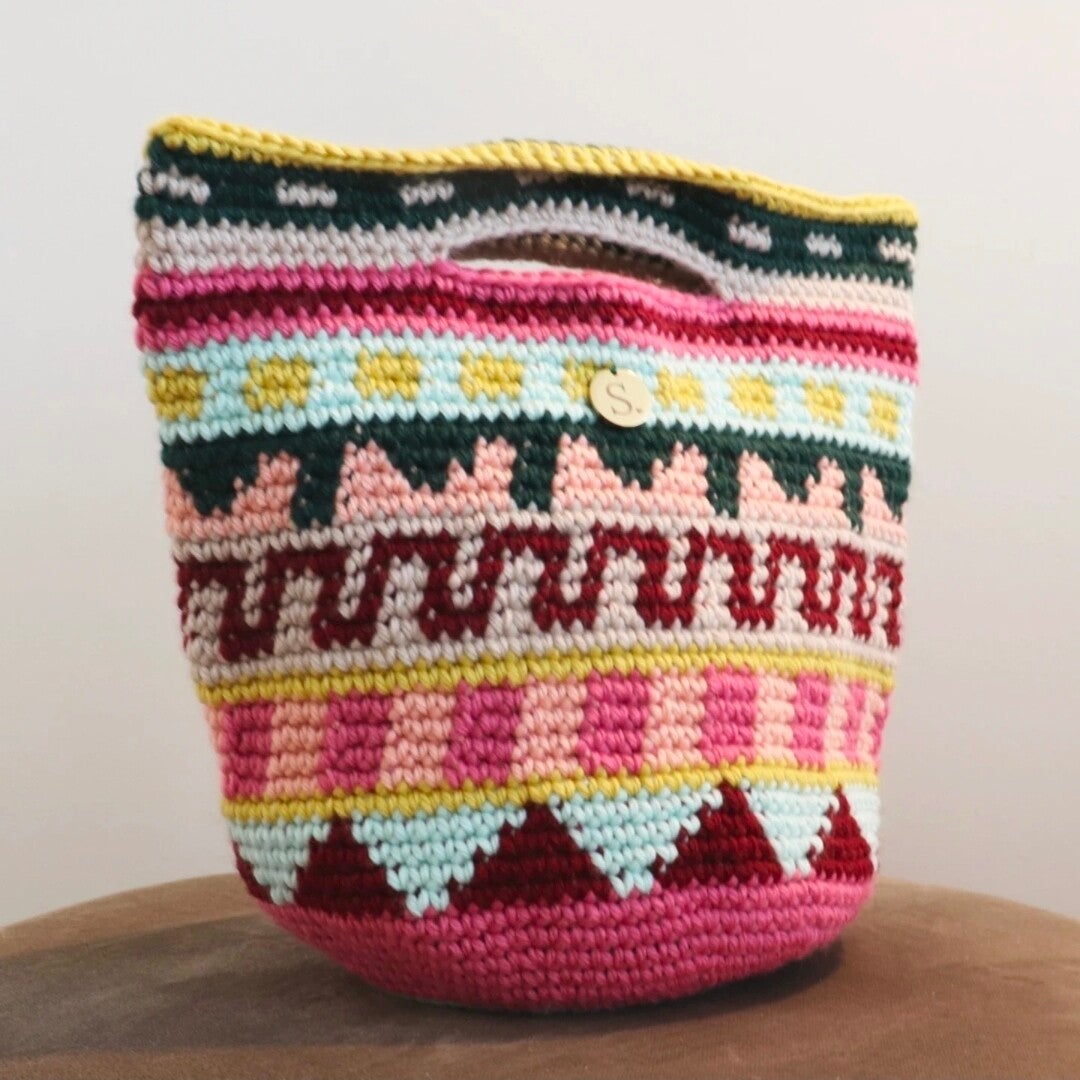 Tapestry bag - pink