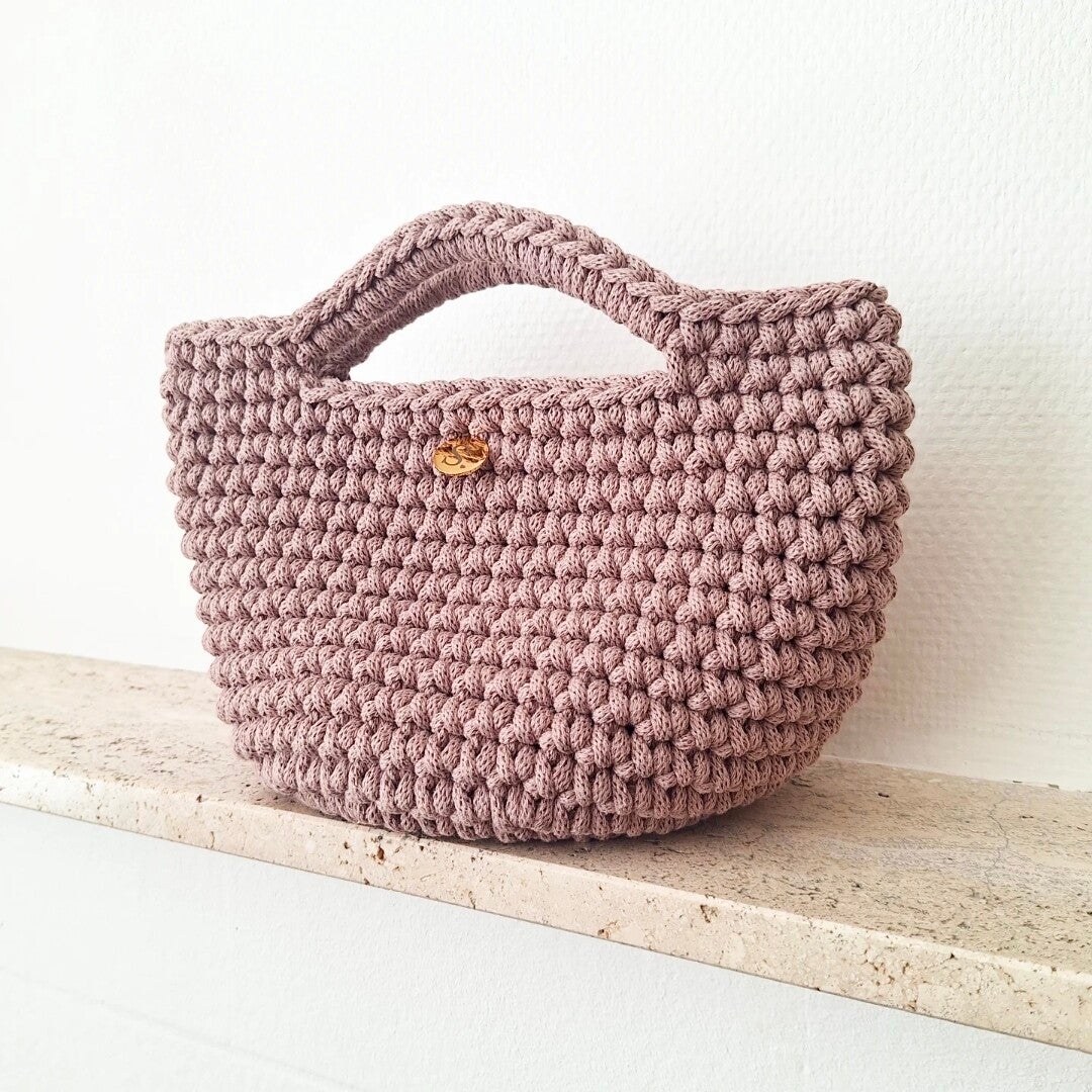 Crochet bag - Mauve
