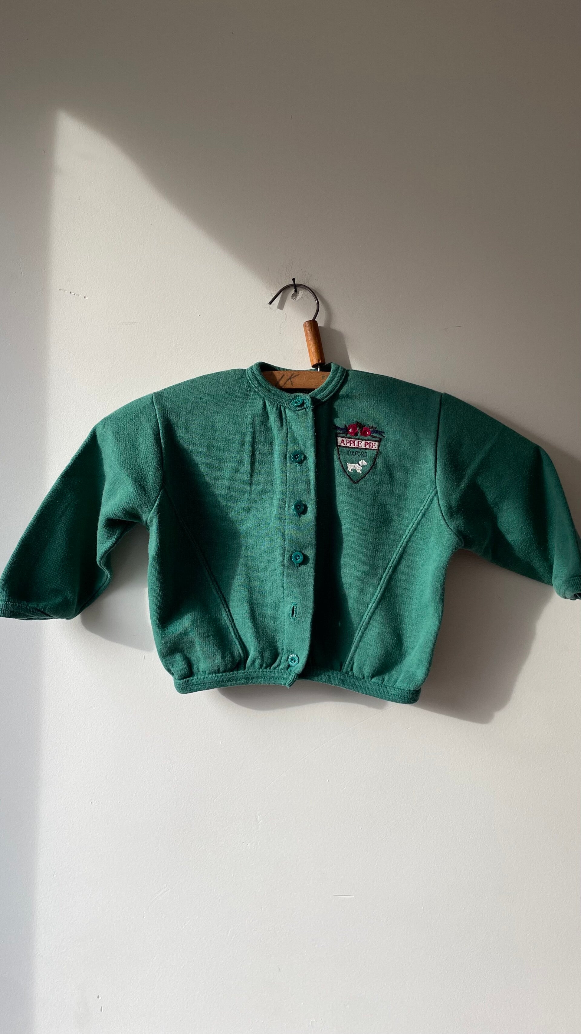 Vintage vestje groen 6m